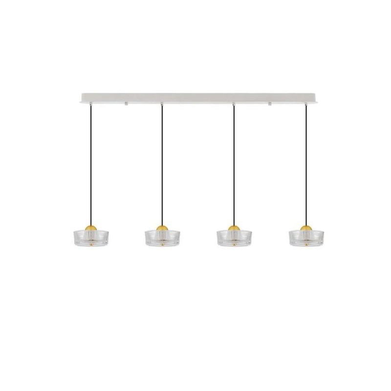 Suspension KEROS 23W LED Or platine NL_9695281 9695281 Suspension KEROS 23W LED Or platine 9695281