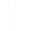Lampadaire OLOS 21W LED Blanc, chrome H330  9580701