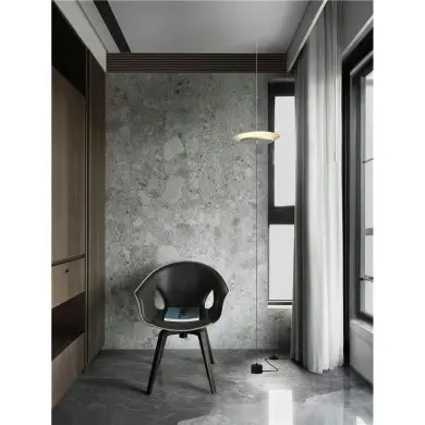 Lampadaire OLOS 21W LED Blanc, chrome H370 NOVA LUCE 9580702