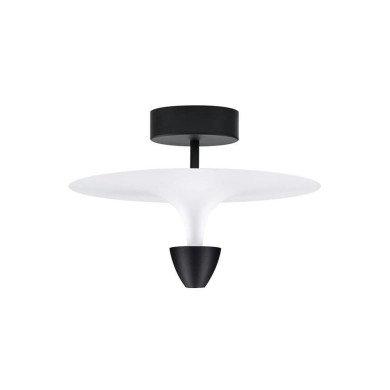 Plafonnier LUET 11W LED Noir, blanc  9186700