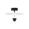 Plafonnier LUET 11W LED Noir, blanc  9186700
