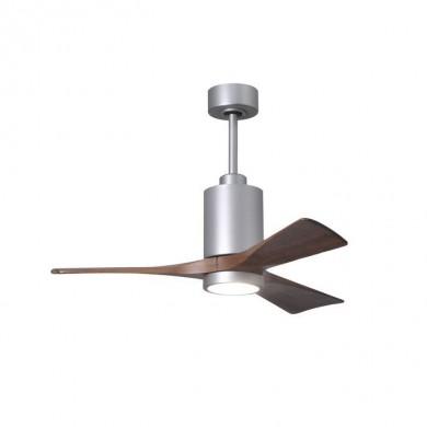 Ventilateur Plafond silencieux Patricia 106cm Chromé Noyer ATLAS FAN PA3-BN-WA-42