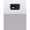 Plafonnier KEDROS 9W LED Noir  9870028
