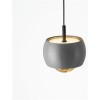 Suspension CONGA 13W LED Gris  9002072