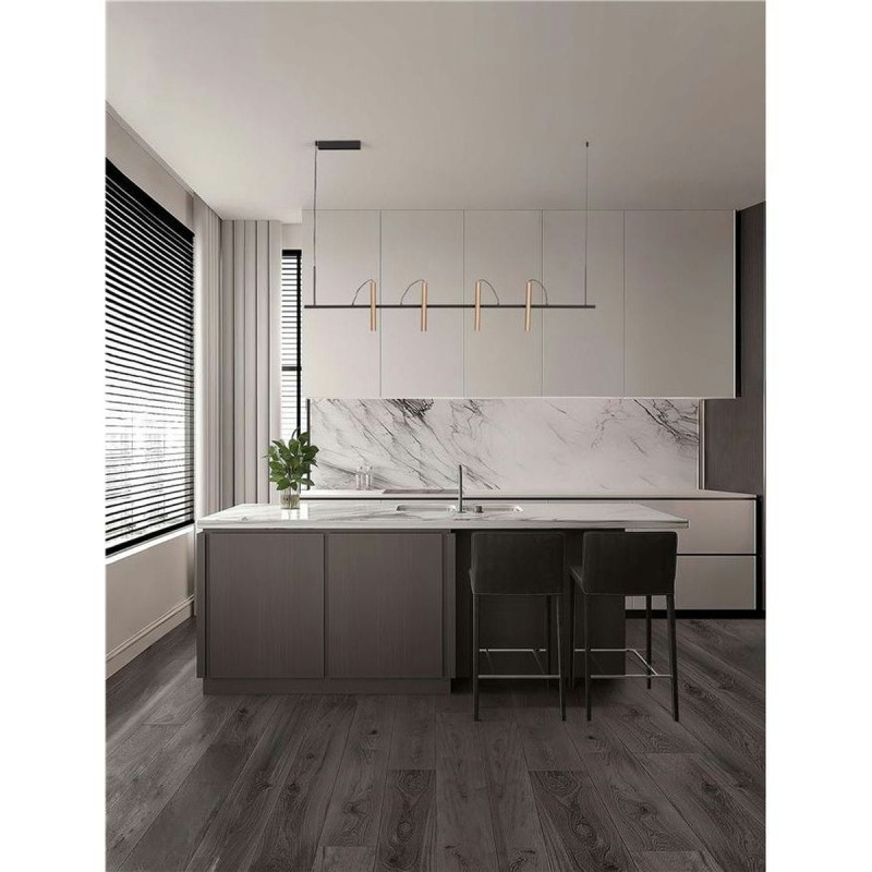 Suspension ELLI 22W LED Or champagne, noir  9580925