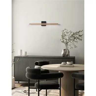 Applique LIOS 8W LED Beige doré, noir NOVA LUCE 9088110