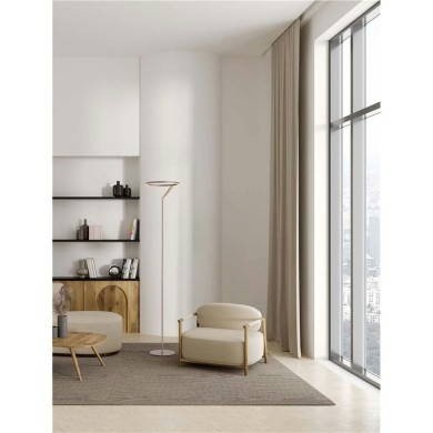 Lampadaire TILIA 26W LED Or champagne  9088142