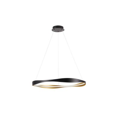 Suspension DOBI 40W LED Noir sablonneux, or  9030643