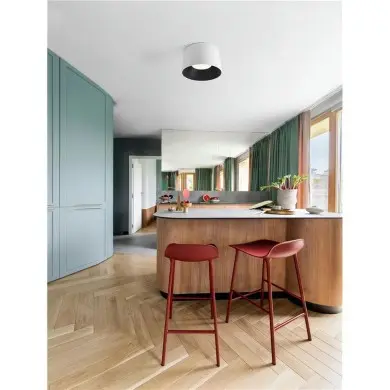 Plafonnier ATIL 35W LED Blanc, noir NOVA LUCE 9870012