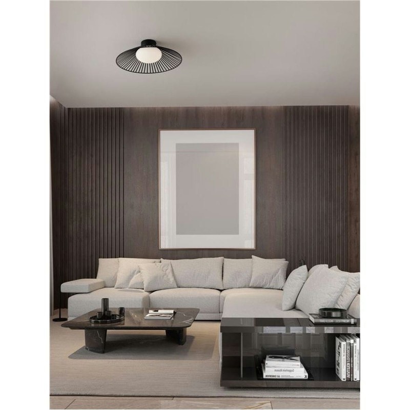 Plafonnier BRUME 15W LED Noir  9620150
