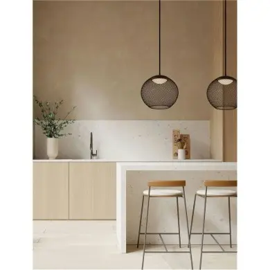 Suspension KINETIC 12W LED Noir NOVA LUCE 9620153