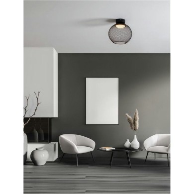 Plafonnier KINETIC 12W LED Noir  9620156