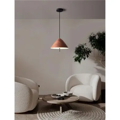 Suspension OROS 17W LED Bois NOVA LUCE 9695290