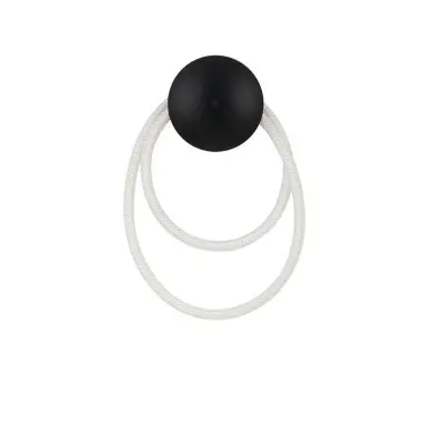 Applique ILANE 17W LED Noir, blanc NOVA LUCE 9780100