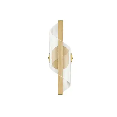 Applique VALENTIN 9W LED Or brossé H33 NOVA LUCE 9030634
