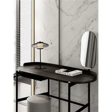 Lampe SKIA 8W LED Noir, gris fumé NOVA LUCE 9416948