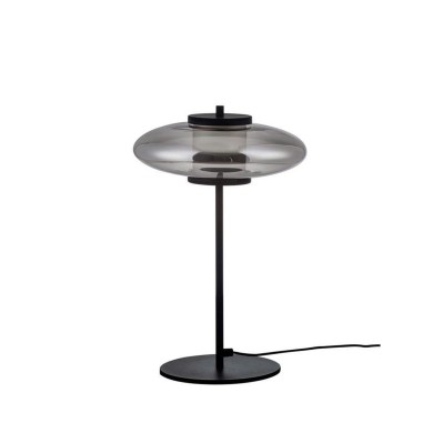 Lampe SKIA 8W LED Noir, gris fumé  9416948