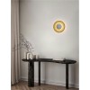 Applique ESTI 17W LED Nickel brumeux, marron foncé  9088130