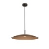 Suspension POLIFEMO 17W LED Noir, marron moca  9620141