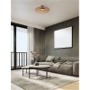 Plafonnier POLIFEMO 17W LED Noir, marron moca  9620143