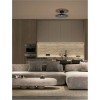 Plafonnier POLIFEMO 12W LED Noir, fumé  9620146