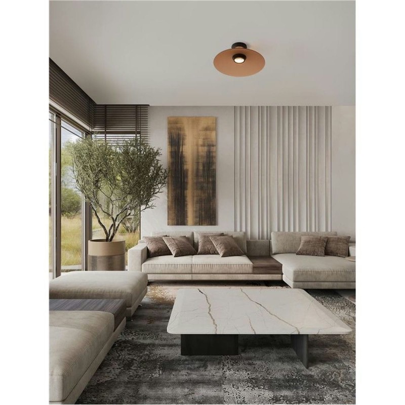 Plafonnier POLIFEMO 12W LED Noir, marron moca NL_9620147 9620147 Plafonnier POLIFEMO 12W LED Noir, marron moca 9620147