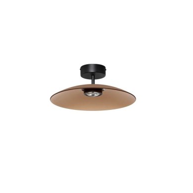 Plafonnier POLIFEMO 12W LED Noir, marron moca  9620147