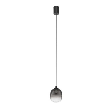 Suspension KITA 6W LED Noir, fumé H125  9236206