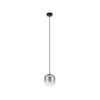 Suspension AELIA 3W LED Noir, gris fumé D14 NOVA LUCE 9009140