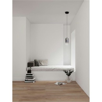 Suspension AELIA 3W LED Noir, gris fumé  9009141