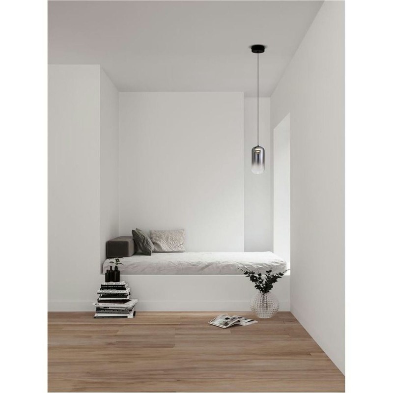 Suspension AELIA 3W LED Noir, gris fumé  9009141