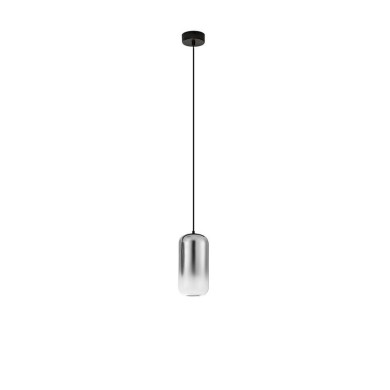 Suspension AELIA 3W LED Noir, gris fumé  9009141