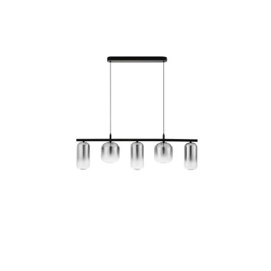 Suspension AELIA 19W LED Noir, gris fumé  9009142