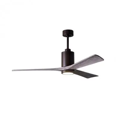 Ventilateur plafond avec lumière Patricia 152cm Bronze Bois Vieilli MAT_PA3-TB-BW-60 PA3-TB-BW-60 Ventilateur plafond avec lumière Patricia 152cm Bronze Bois Vieilli ATLAS FAN PA3-TB-BW-60