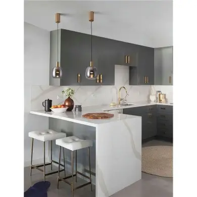 Suspension IMATIA 7W LED Or brossé, fumé F1 NL_9236390 9236390 Suspension IMATIA 7W LED Or brossé, fumé F1 NOVA LUCE 9236390