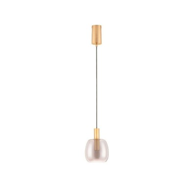 Suspension IMATIA 7W LED Or brossé, fumé F1  9236390
