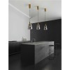 Suspension IMATIA 7W LED Or brossé, fumé F2  9236391