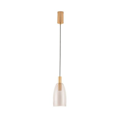 Suspension IMATIA 7W LED Or brossé, fumé F3  9236392