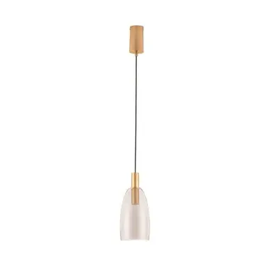 Suspension IMATIA 7W LED Or brossé, fumé F3 NOVA LUCE 9236392