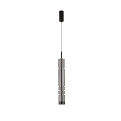 Suspension BENTO 12W LED Noir, gris fumé Longue  9030551