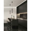 Suspension BENTO 12W LED Noir, gris fumé  9030553