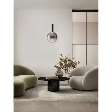 Suspension NOSTOS 6W LED Fumé, or NOVA LUCE 9030542