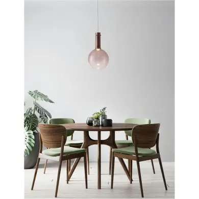 Suspension NOSTOS 6W LED Marron, or NOVA LUCE 9030543