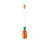 Suspension PLUMA 9W LED Or, jaspe, orange  9009100