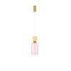 Suspension PLUMA 9W LED Jaune or, rose  9030545