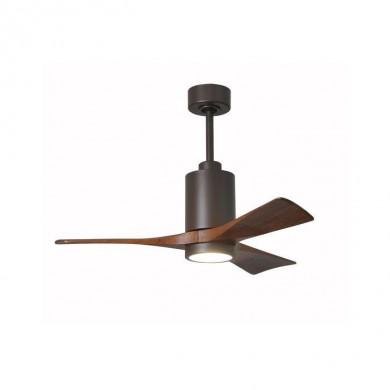 Ventilateur de Plafond avec lumiere Patricia 106cm Bronze Noyer ATLAS FAN PA3-TB-WA-42