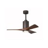 Ventilateur de Plafond avec lumiere Patricia 106cm Bronze Noyer ATLAS FAN PA3-TB-WA-42