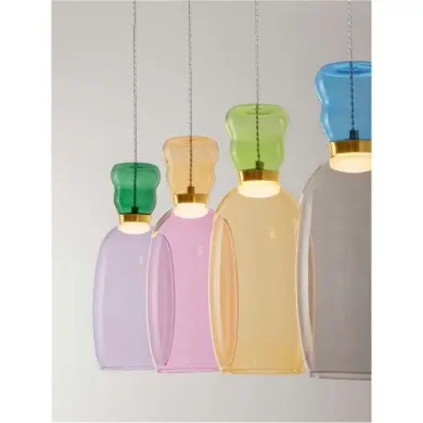 Suspension PLUMA 32W LED multicolor NOVA LUCE 9030548