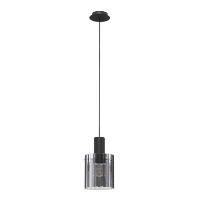 Suspension MIRBI 12W LED E27 Noir, fumé NL_9236200 9236200 Suspension MIRBI 12W LED E27 Noir, fumé 9236200