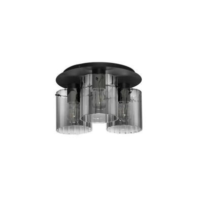 Plafonnier MIRBI 3X12W LED E27 Noir, fumé  9236203